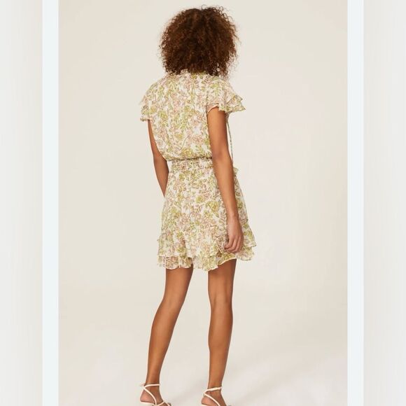 NWT Misa Los Angeles Maia Dress in Green Goddess Floral - Size M - Picture 3 of 9